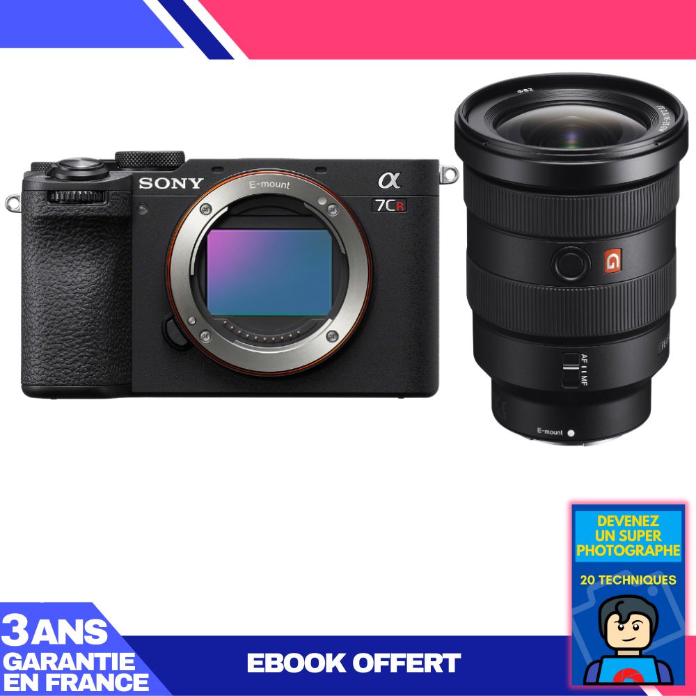Boitier Sony A7CR + FE 16 35mm f2.8 GM + Ebook 'Devenez Un Super Photographe