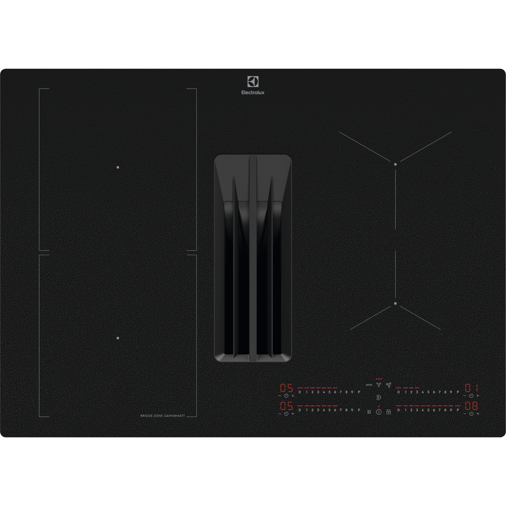 Electrolux Plaque aspirante SaphirMatt Anti rayures 70 cm KCC73443CZ