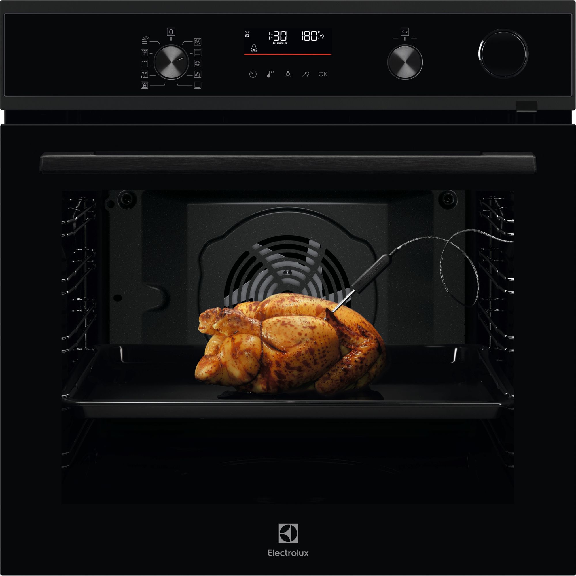 Electrolux Four Encastrable Pyrolyse 600 SenseCook® avec SteamCrisp Y6POC67WH Pure