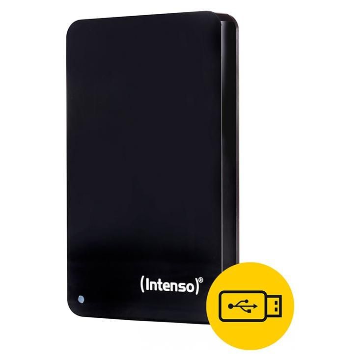 Intenso Bonuspack Disque dur externe portable 2.5 USB 3.2 Gen 1 5400 toursmin mémoire tampon : 8 Mo avec USB flash drive