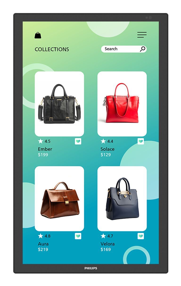 Philips 3000 series 32BDL3751T00 Écran d'affichage dynamique Écran plat interactif 31.5 LCD Wifi 350 cdm² Full HD Écran tactile Intégré dans le processeur Android 247