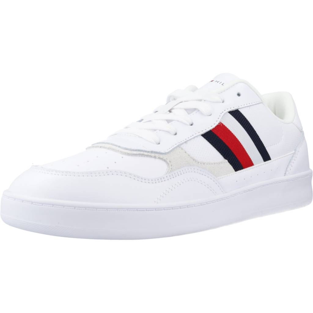 Baskets basses Tommy Hilfiger Court Cupsole Retro Lth Stripes
