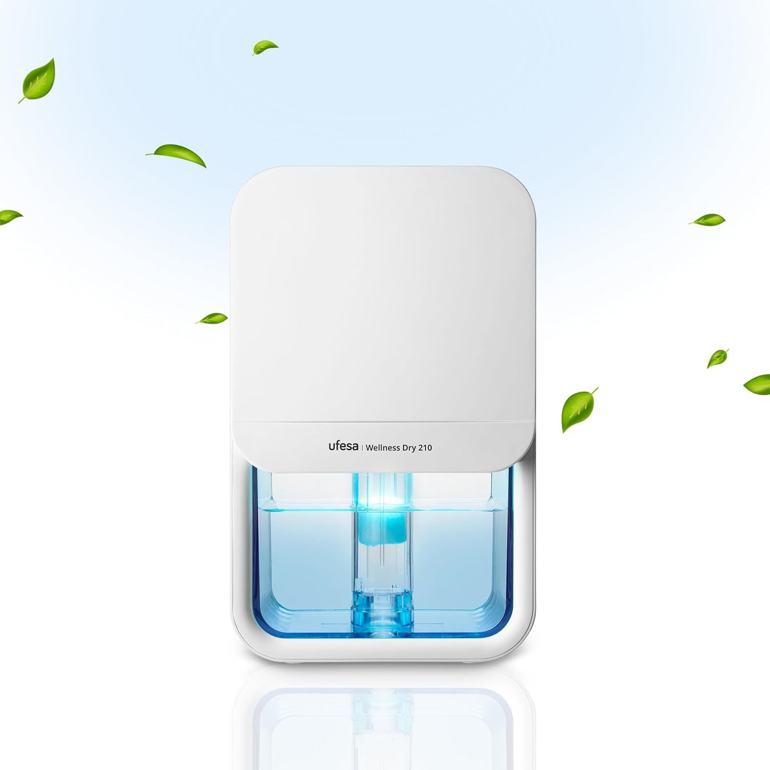 MONDODIGITALE Wellness Dry 210 Déshumidificateur Ultra Silencieux ¿35Db 210MlJour Capacité De 800Ml 7 Couleurs Réglables Jusqu'À 20M² Arrêt Automatique
