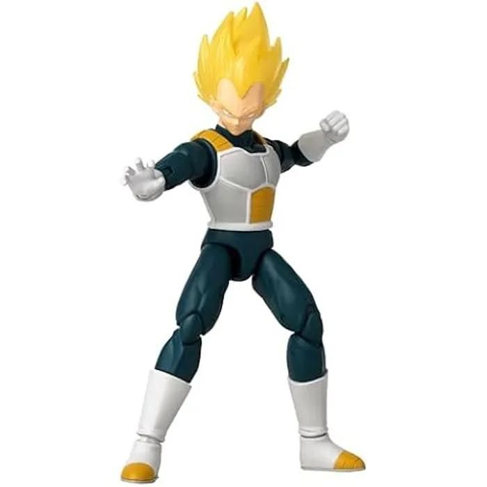 Figurine articulée BANDAI Super Saiyan Vegeta 17 cm 17 points d'articulation Dragon Ball Super