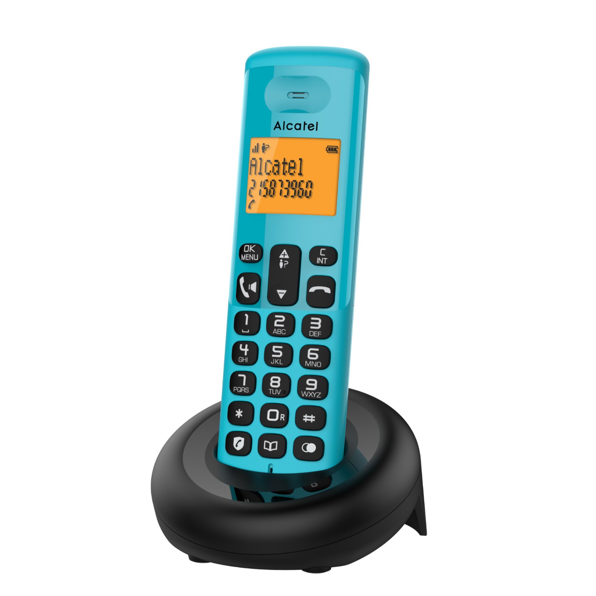 Telephone sans-fil E260 Solo Bleu ALCATEL