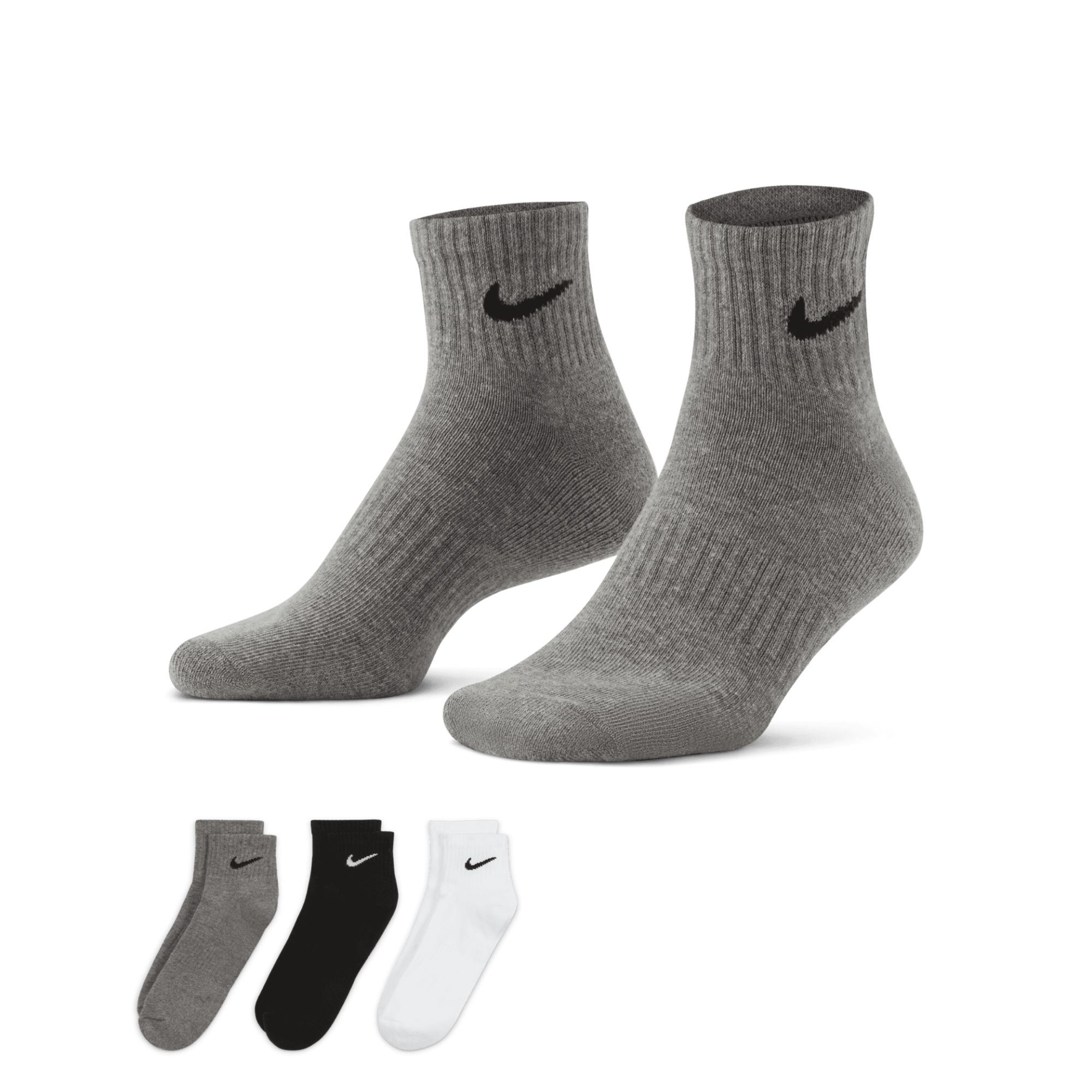 chaussettes de training nike everyday cushioned 3 paires ulticolore 42 46 42