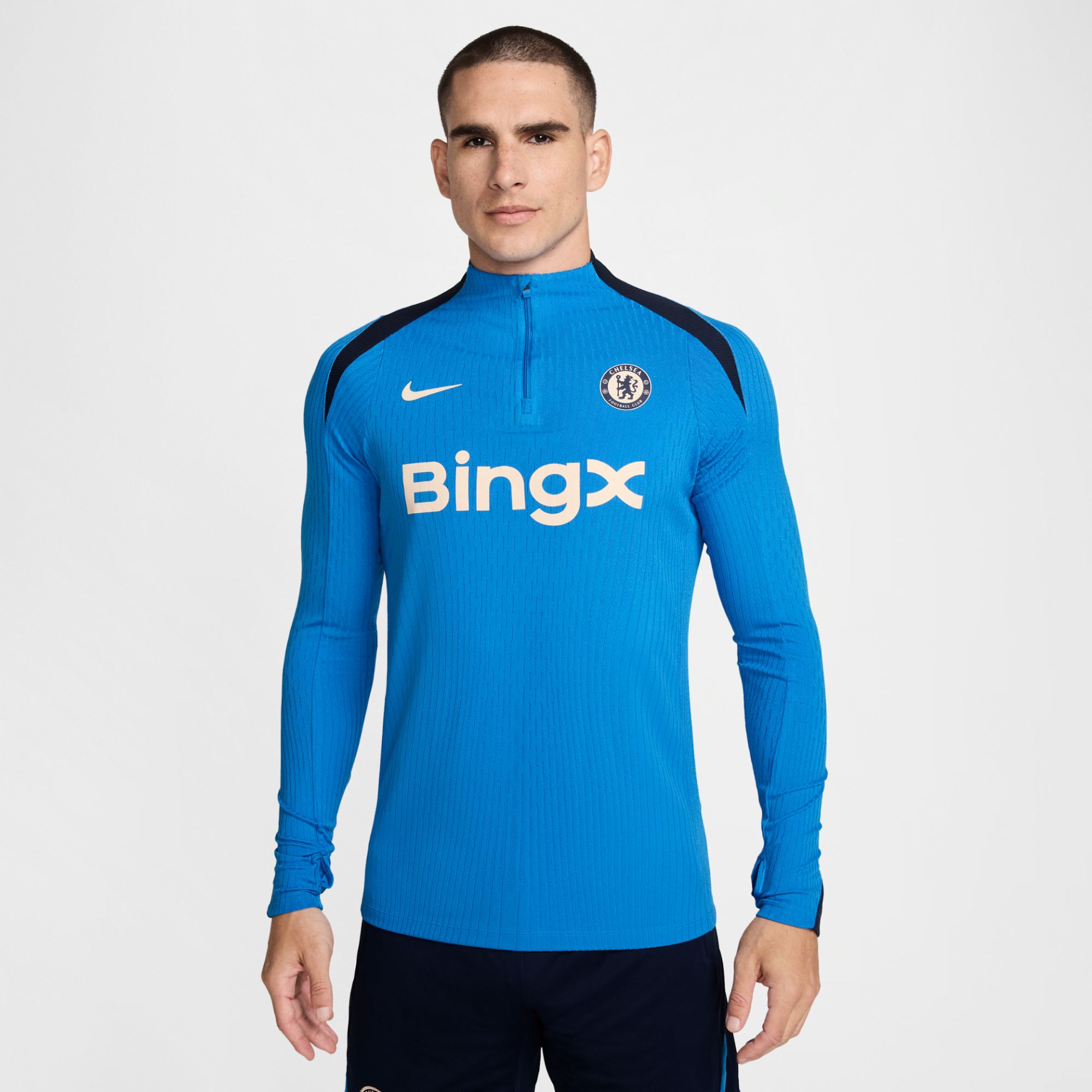Haut d'entraînement de foot en maille Nike Dri FIT ADV Chelsea FC Strike Elite pour homme - vue 1