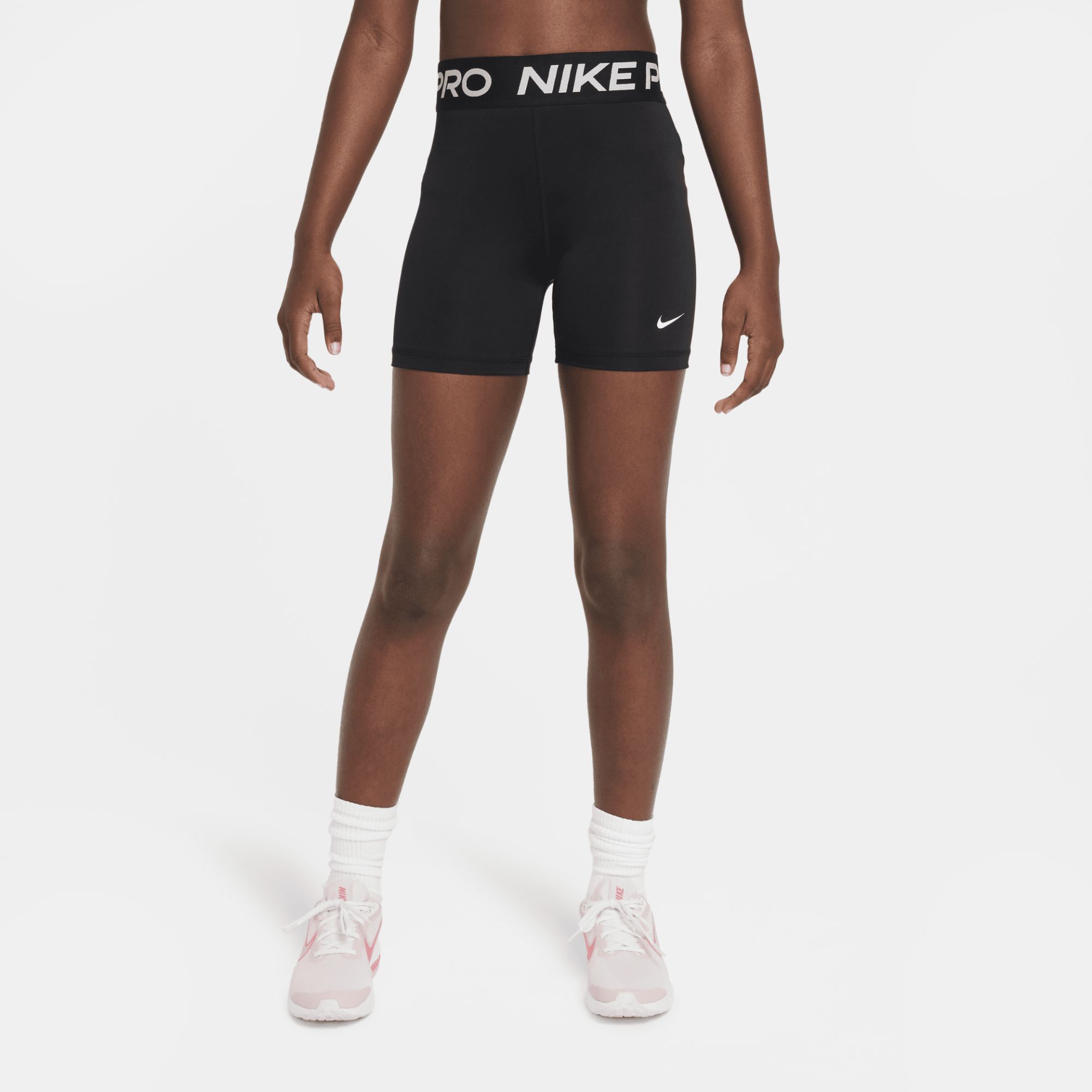 Nike Fille Np Df 3in Short UPPER THIGH LENGTH TIGHT Heather 12 EU