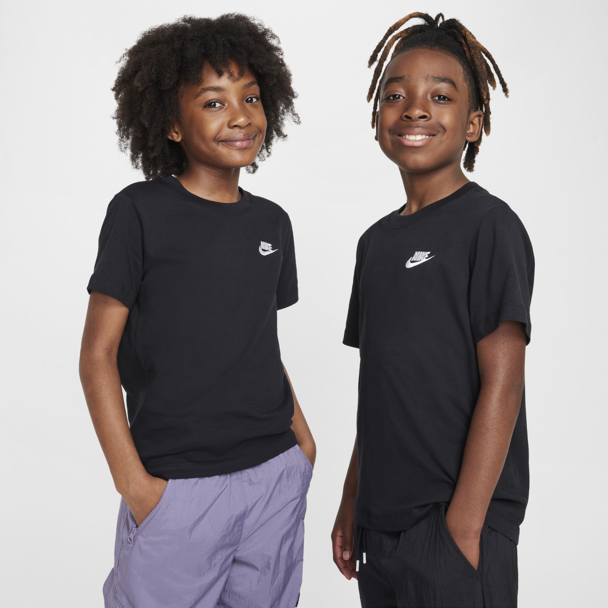 T shirt enfant Nike K nsw tee emb futura lbr - vue 10
