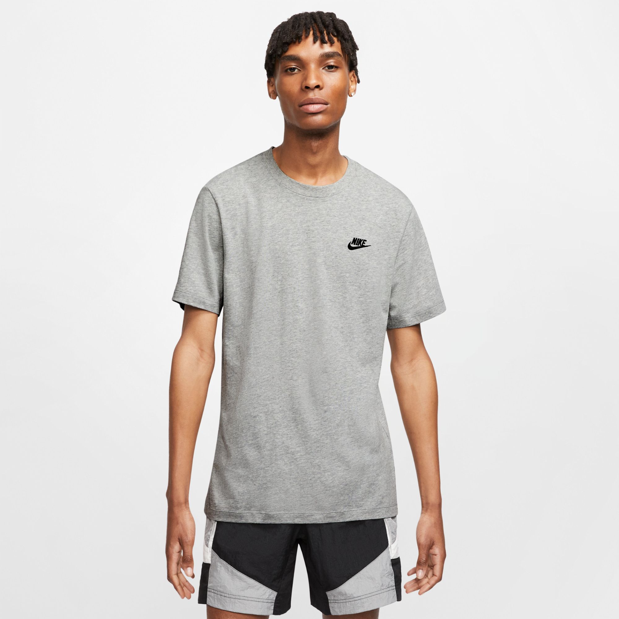 t-shirt nike sportswear club pour homme - gris - XL