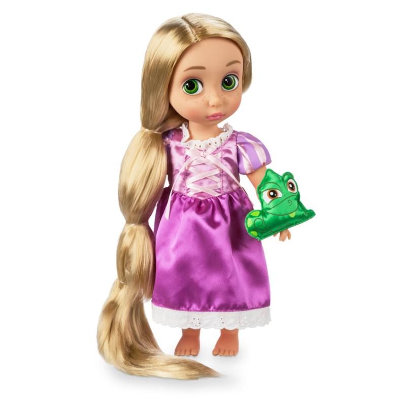 Disney Store Poupée Raiponce Collection Animator Raiponce 39 cm / 15" avec Chevelure réaliste et Tenue Peluche Pascal en Satin poupée pour Les Enfants de et Plus. - vue 9