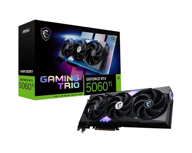MSI GAMING GeForce RTX 5060 TI 16G TRIO OC NVIDIA 16 Go GDDR7