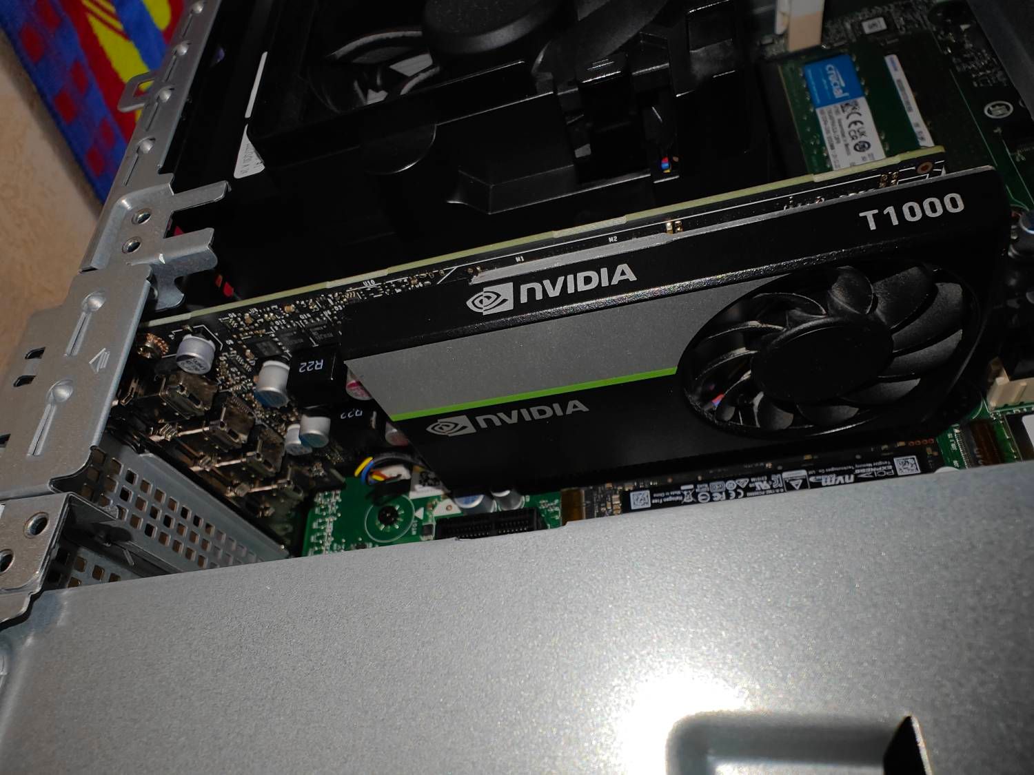 HP Carte graphique NVIDIA Quadro T1000 4 Go 4mDP Neuf - vue 3