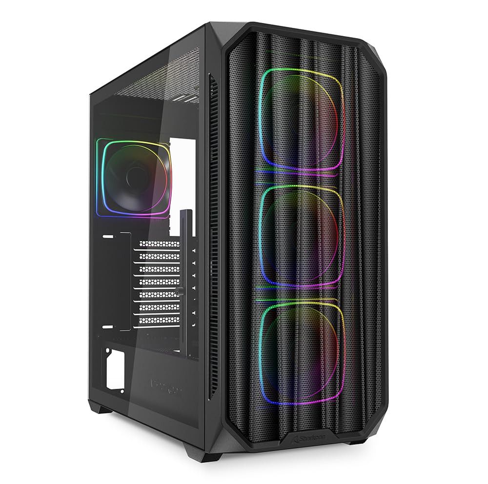 Boîtier PC Semi Tour Sharkoon AK5M RGB Neuf - vue 4