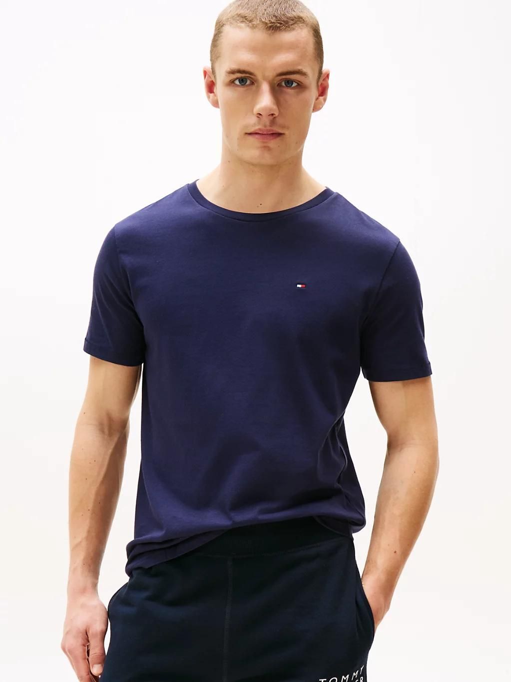 t-shirt en pur coton cn tee ss/navy blazer - XL