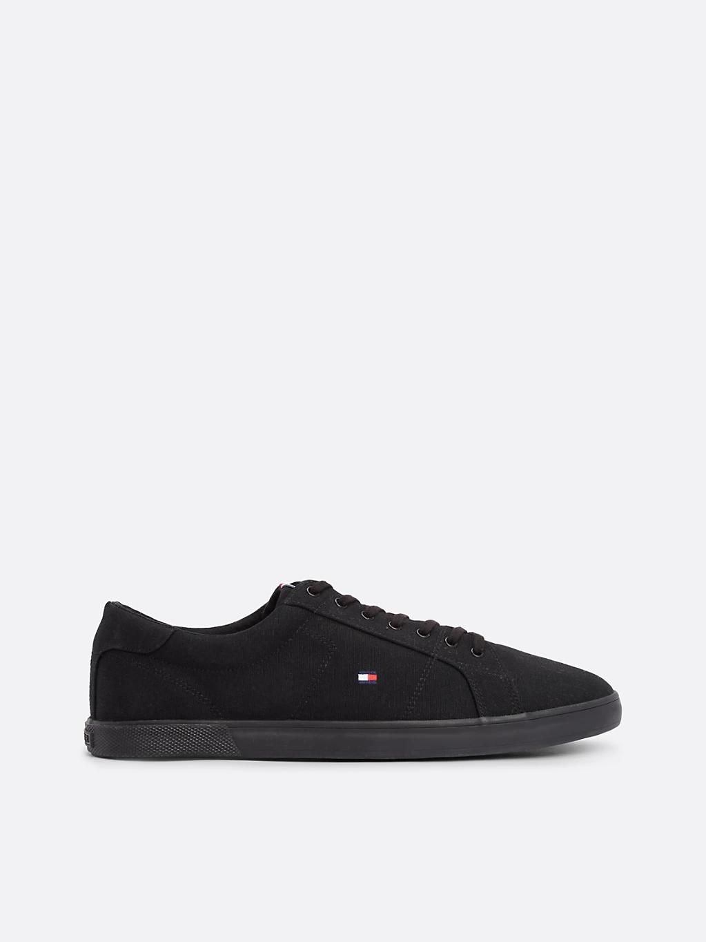Baskets À Lacets En Toile H2285arlow 1d/Black / Black - 46