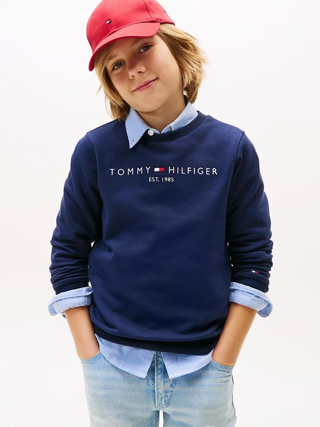 Sweat shirt enfant Tommy Hilfiger ESSENTIAL SWEATSHIRT - vue 7
