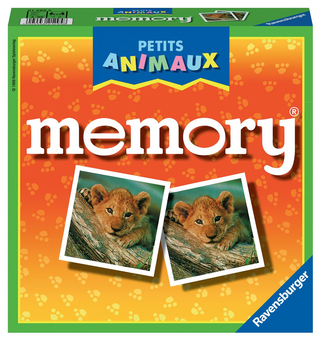 Ravensburger Jeu Educatif Grand memory® Thème : Petits Animaux Jeu de paires et de mémoire 72 cartes Adultes et Enfants à partir de 21295 - vue 5