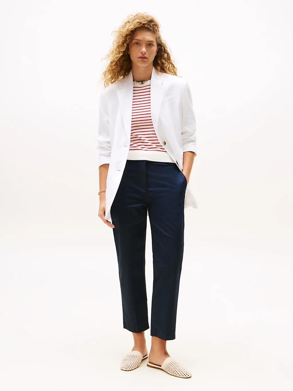 Vêtements Tommy Hilfiger Slim Straight Co Chi pour Femme - vue 6