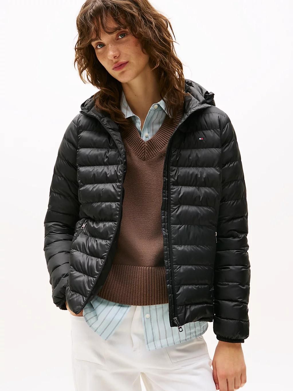 Doudounes Tommy Hilfiger LW PADDED GLOBAL STRIPE JACKET EU - vue 4