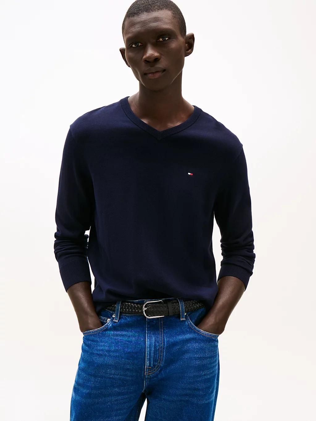 Sweat shirt Tommy Hilfiger Essential Cotton V N EU - vue 6