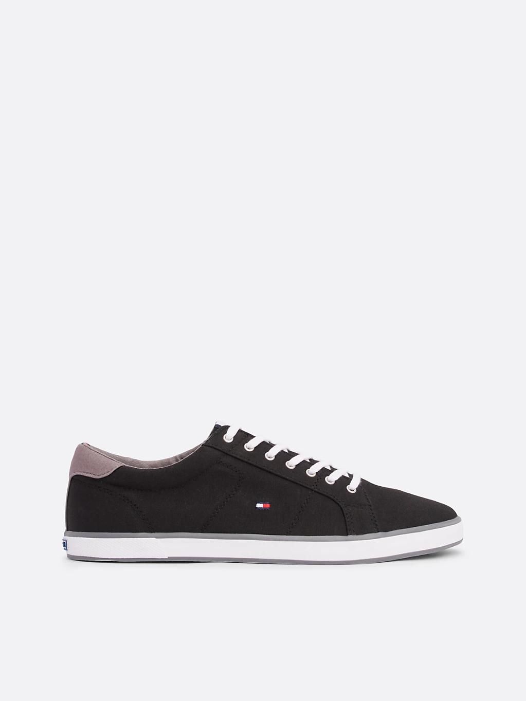 Baskets À Lacets En Toile H2285arlow 1d/Black - 42