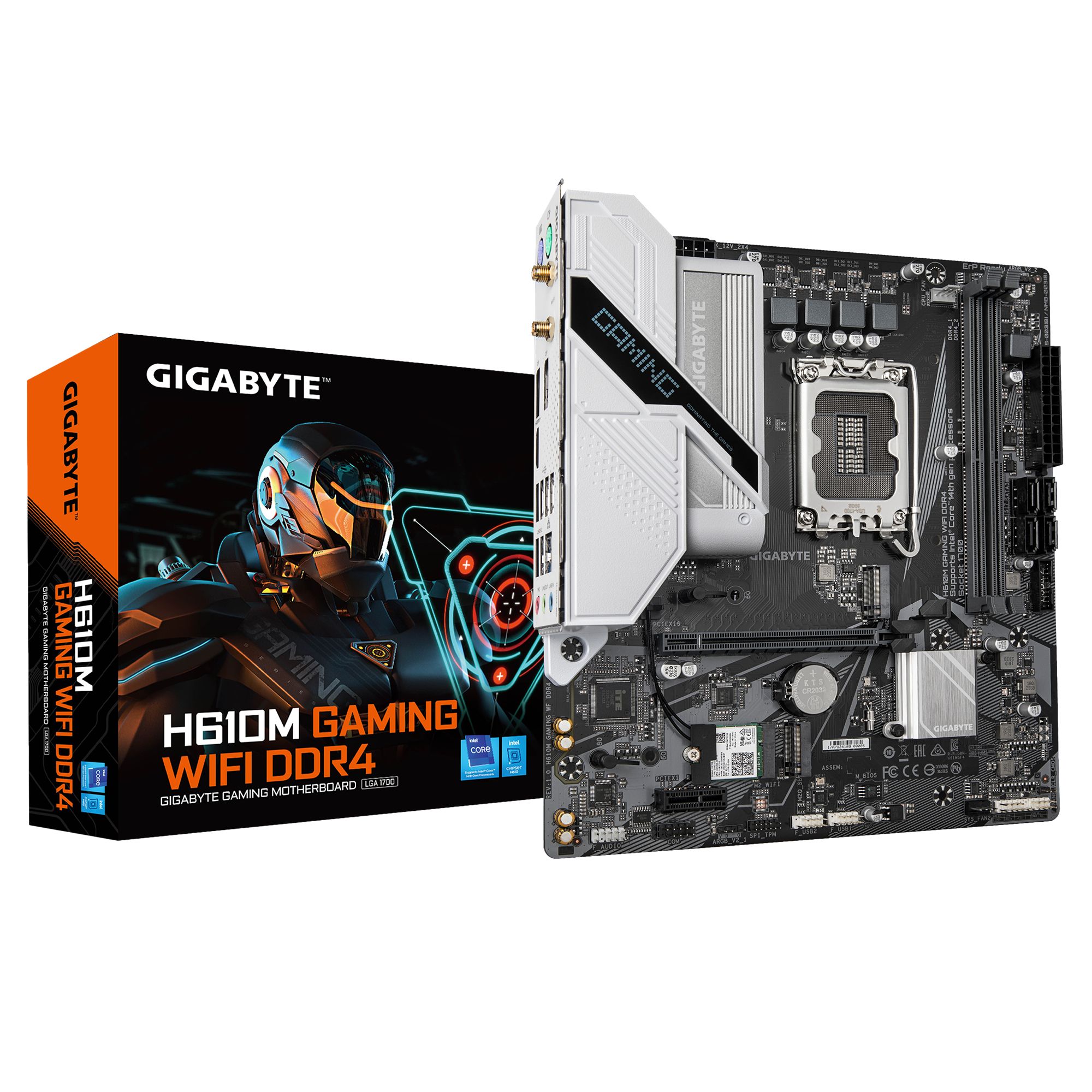Gigabyte H610M GAMING WIFI DDR4 - vue 4