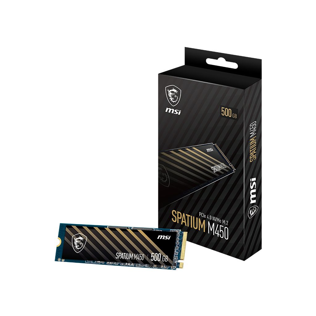 MSI SSD Spatium M450 500Gb PCIe 4.0 NVMe 3000 Mb