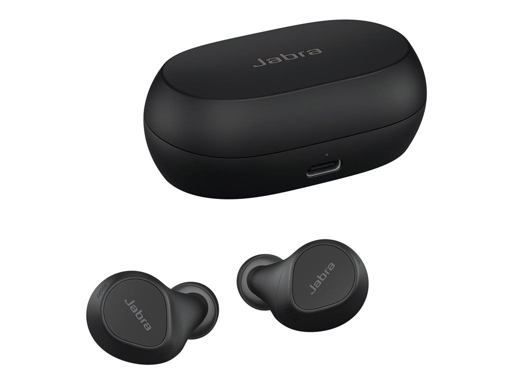 Jabra Elite 7 Pro - Écouteurs sans fil avec micro - intra-auriculaire - Bluetooth - Suppresseur de bruit actif - isolation acoustique - noir