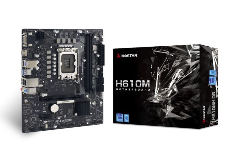 Biostar H610MH D5 Socket 1700 carte mère