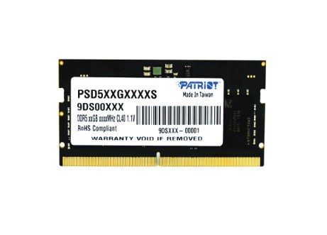 PATRIOT Barrette mémoire SODIMM DDR5 Signature Line PC5 38400 4800 MHz Neuf - vue 3