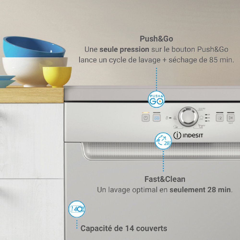 Indesit D2F HK26 - vue 2