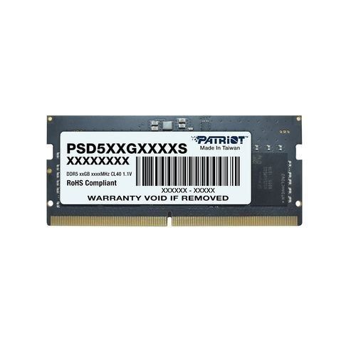 Patriot Signature PSD516G560081S module de mémoire GB DDR5 1 x 5600 MHz RAM DDR5 SO DIMM Mémoire vive