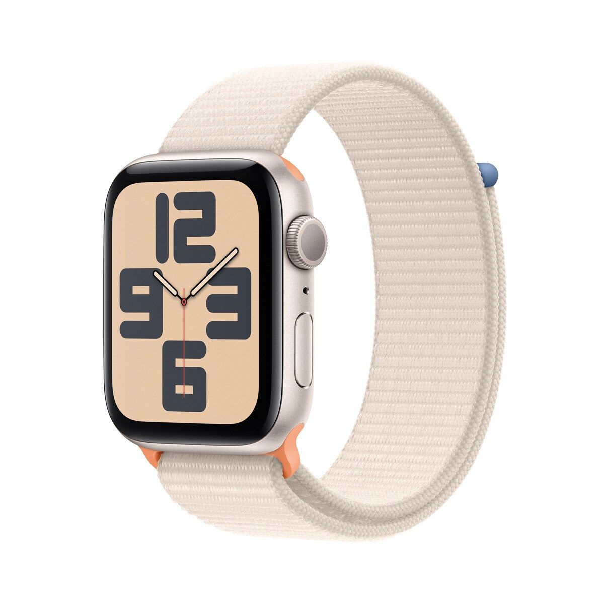 Apple Watch Se 2ème Génération GPS - Boîtier Aluminium 44 mm Lumière stellaire - Bracelet Boucle