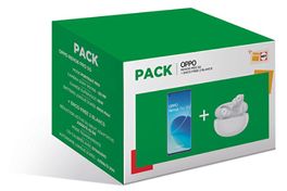 Pack Smartphone Oppo Reno6 Pro 6 55 5G Double SIM arctique + Ecouteurs sans fil Oppo Enco Free2 Bluetooth - vue 2