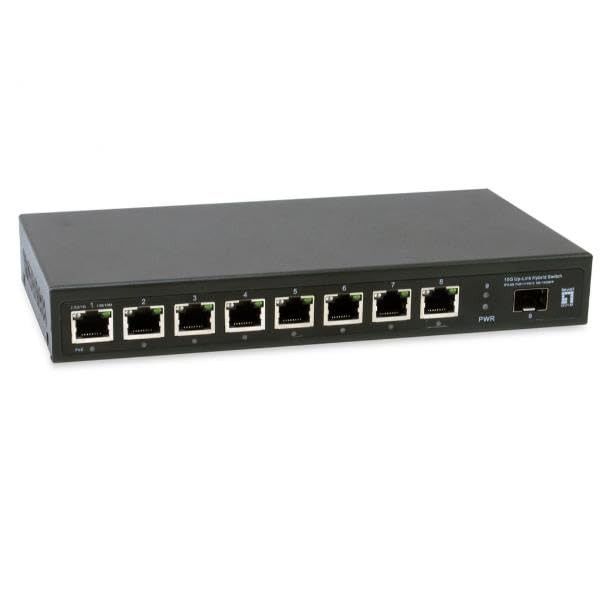 LevelOne Switch 9 porte 2.5GbE 8 PoE+ GEP 0925 Networking Professionale