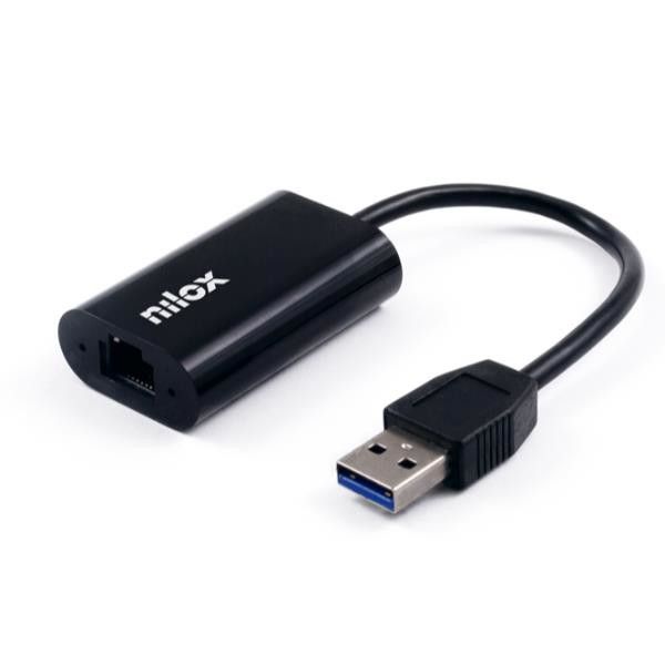 Nilox ADATTATORE USB A RJ45 /H Interne Ethernet / WLAN 1000 Mbit/ Neuf - vue 2