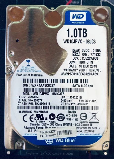 Lenovo SSD Read Intensive 1.92 To échangeable à chaud 2.5 SATA 6Gb/ pour ThinkSystem SR250 V2 7D7Q 7D7R SR630 V3 SR650 V3