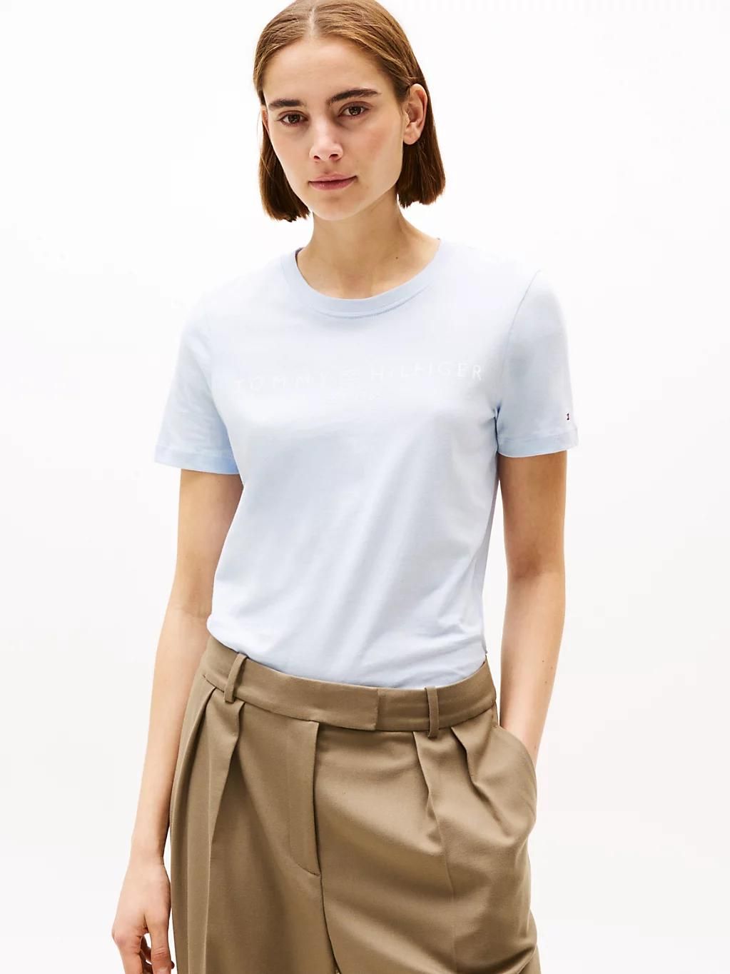 Vêtements Tommy Hilfiger Reg Corp Logo C Nk WW0WW40276 pour Accessoires - vue 3