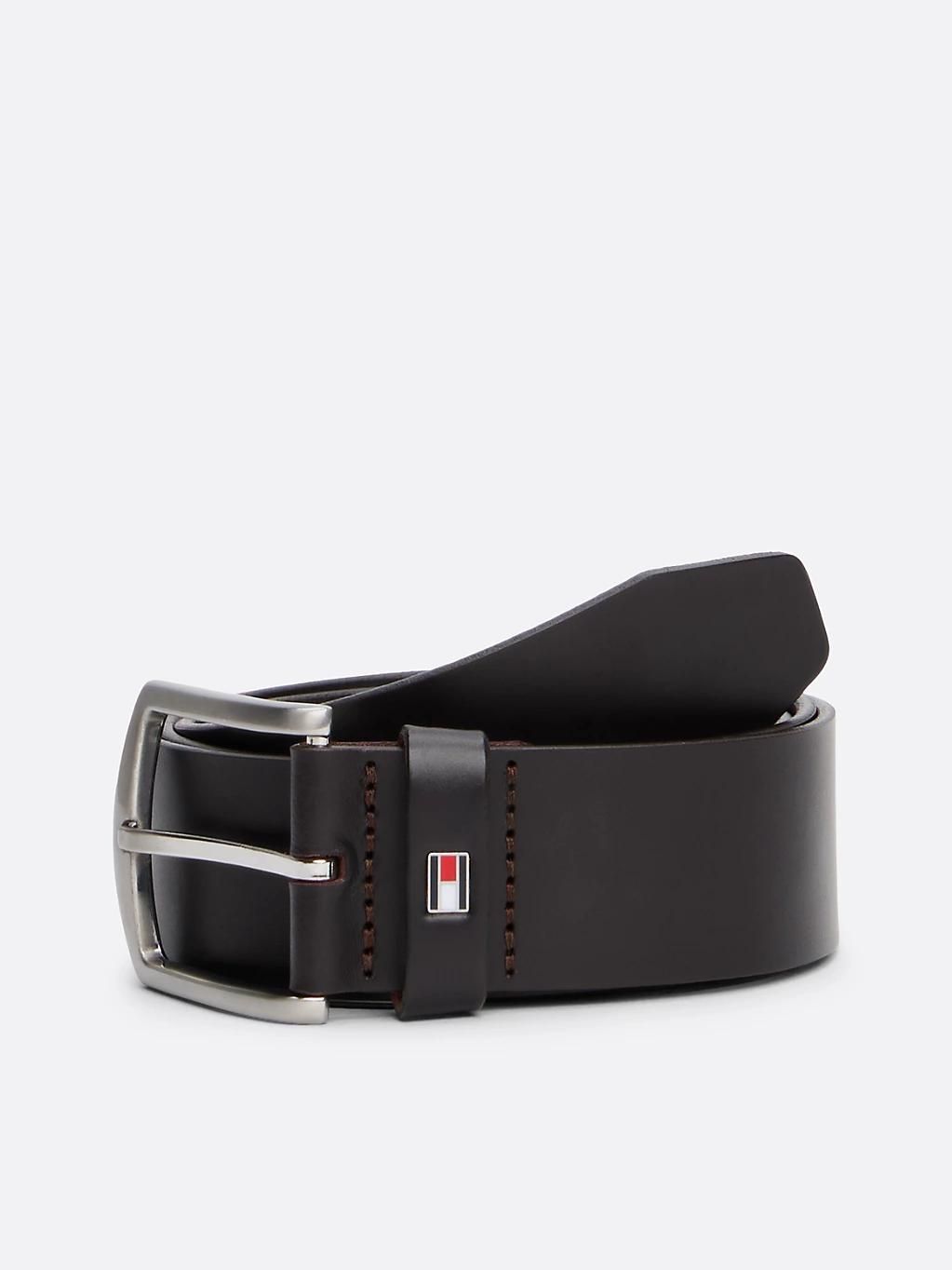 Ceinture Denton En Cuir À Logo Drapeau New Denton Belt 4.0/Dark Tan - 100 Cm