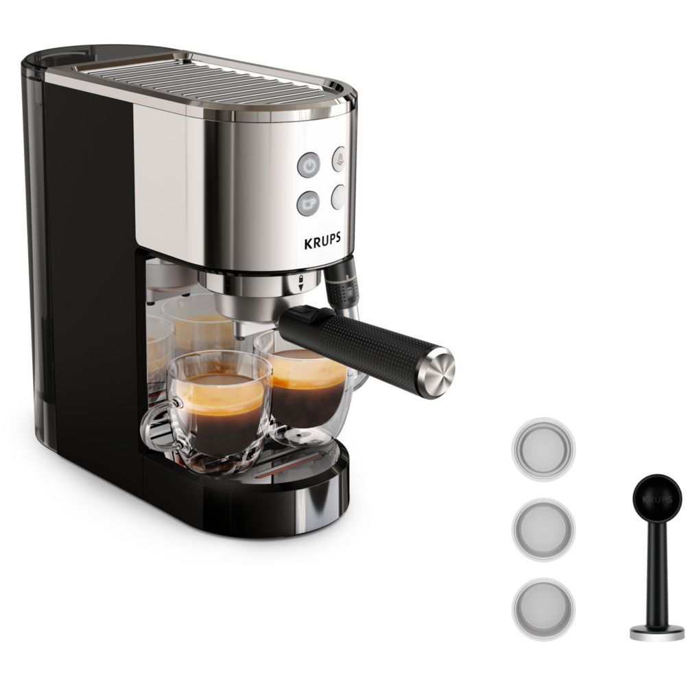 Machine à expresso Krups XP444C10 pompe virtuoso +