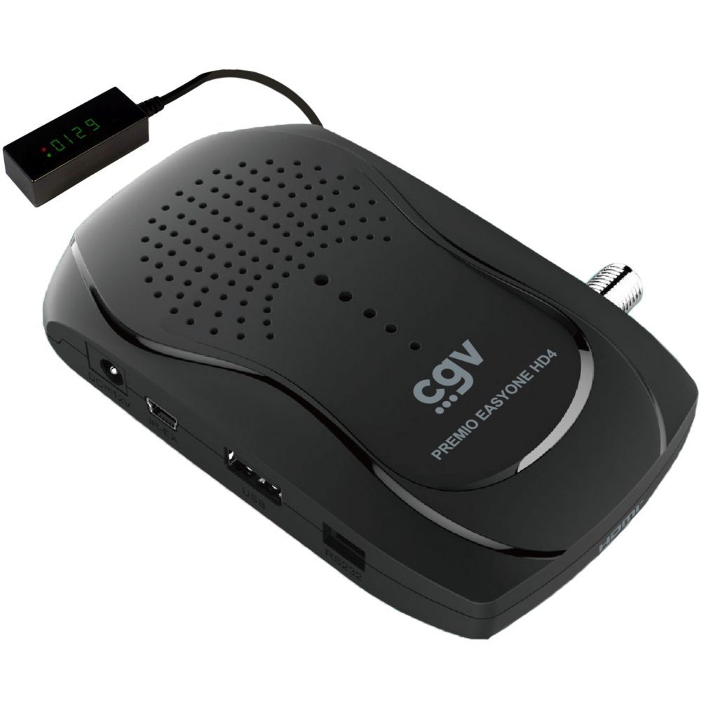 Récepteur enregistreur satellite CGV PREMIO EASYONE HD4 Enregistrement HD Compatible camping car Contrôle du direct​ - vue 3