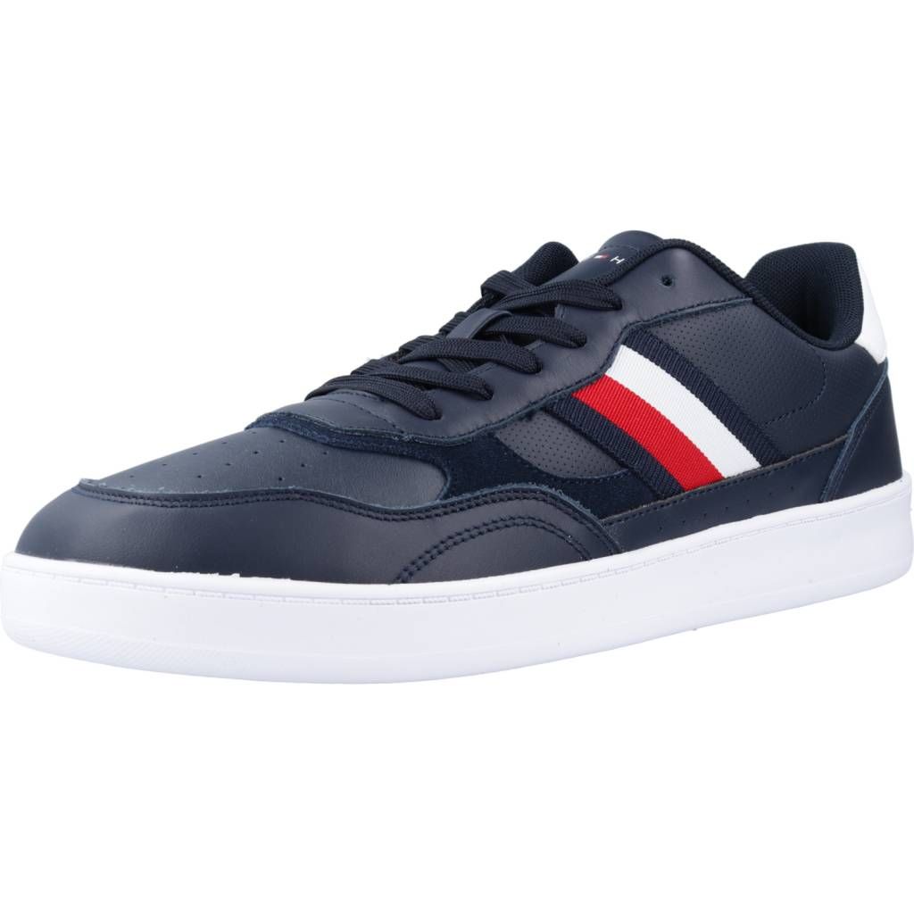 Baskets basses Tommy Hilfiger Court Cupsole Retro Lth Stripes - vue 2