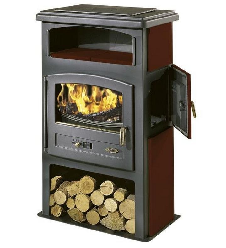 GODIN Poele à bois eco 11 5 KW 363102CARMIN - vue 2