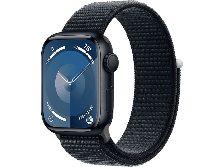 Apple Watch Series 9 GPS - Boîtier Aluminium 41 mm Minuit - Bracelet Boucle