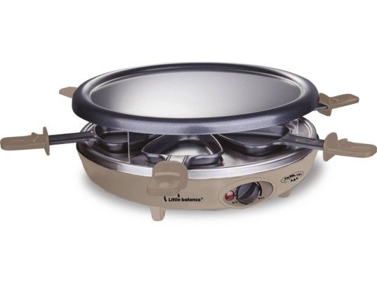 LITTLE BALANCE Appareil à raclette 3 en 1 Muscade Happy Cheese Trio Meuuuh 8692 - vue 3