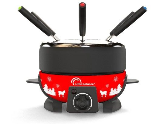 LITTLE BALANCE Service à fondue 8 personnes Happy Meuuuh 8689 - vue 4