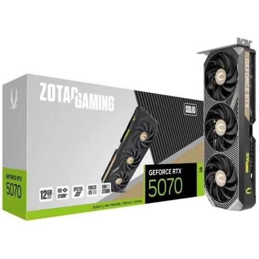 Zotac GAMING GeForce RTX 5070 SOLID NVIDIA 12 Go GDDR7 Neuf - vue 4