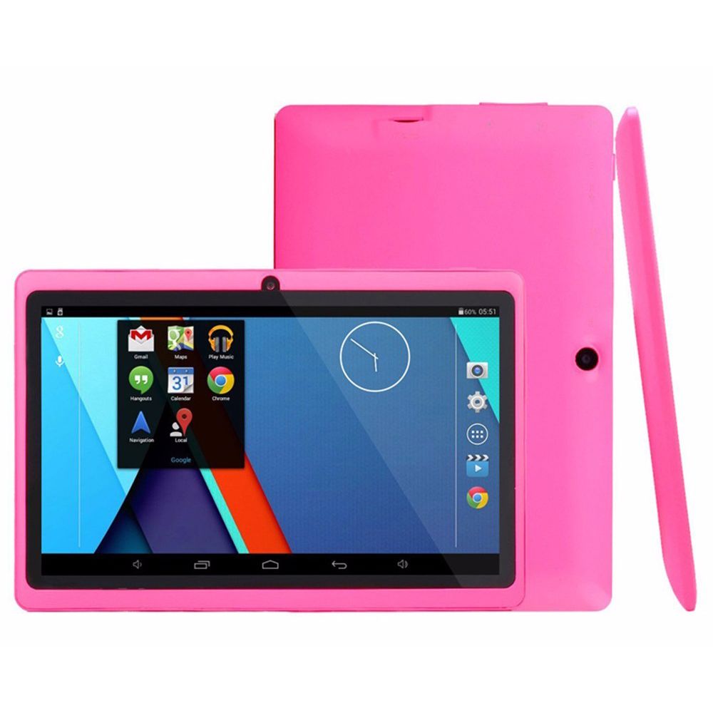 Tablette Tactile 7 Pouces Multi Touch Android 6.0 Google Play Wifi 3D Rose + SD 8Go YONIS