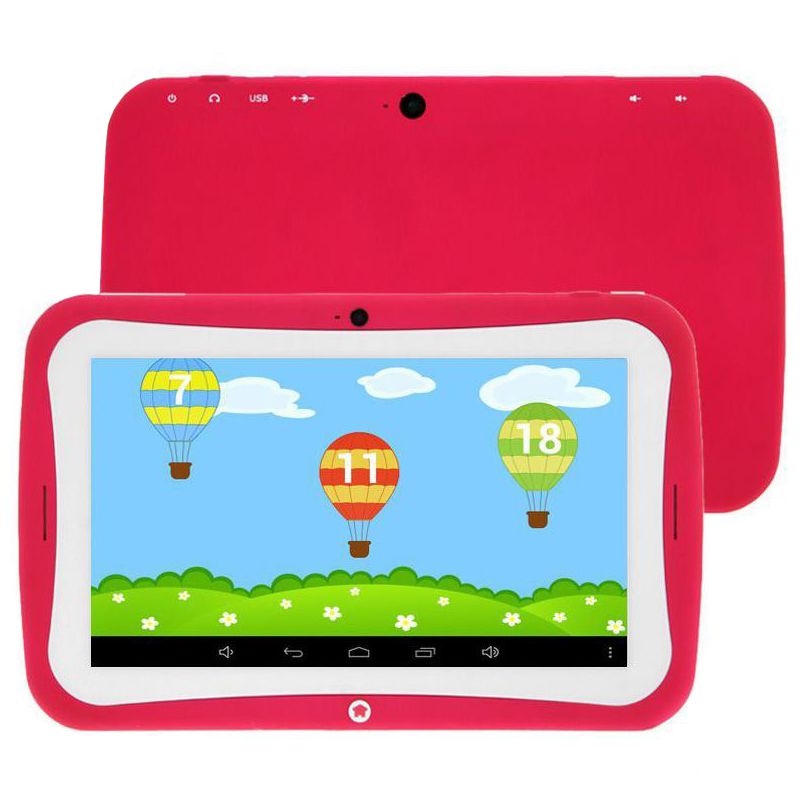 Tablette Tactile Enfant Jouet Éducatif 7' Android Jelly Bean Yokid Rose 8 Go + SD 8Go YONIS